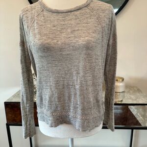 Michael Stars Heather Gray linen top